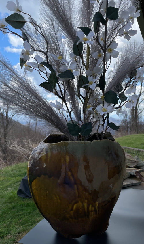 Amber Celedon standing Vase