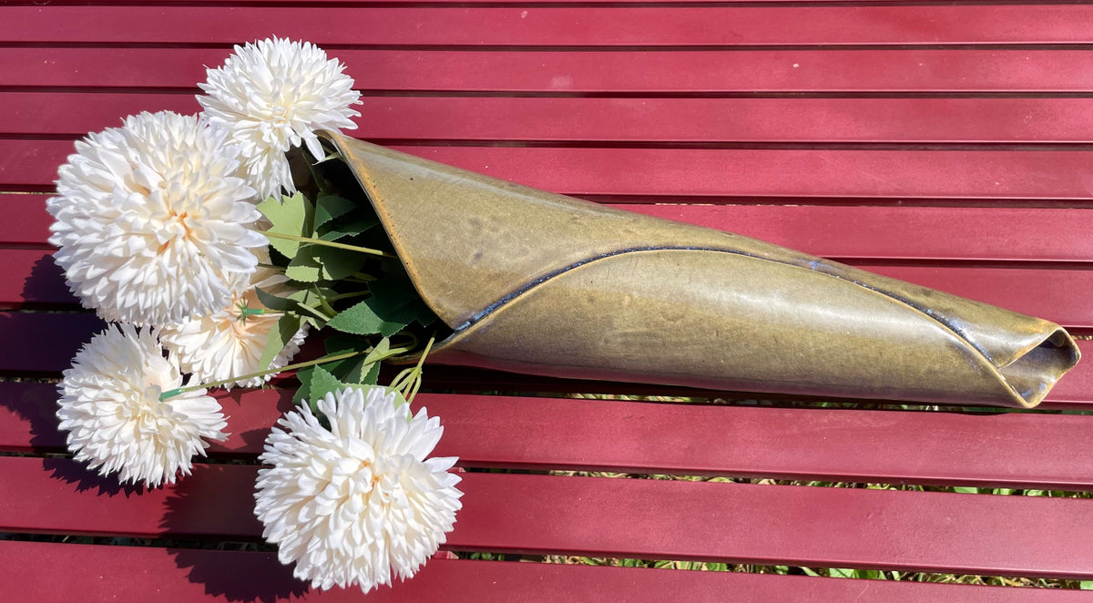 Fluted vase
